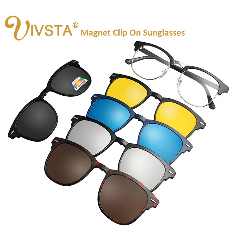 IVSTA 3016 with bag Magnet Sunglasses Clip Magnetic Clip on Sunglasses Men Polarized Clips Prescription Myopia night vision
IVSTA 3016 with bag Magnet Sunglasses Clip Magnetic Clip on Sunglasses Men Polarized Clips Prescription Myopia night vision