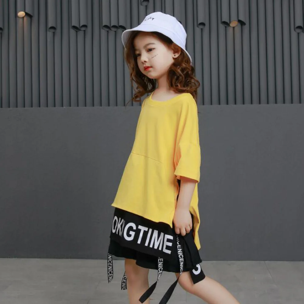 Children Hip Hop Clothing Long T Shirts Tops Casual Shorts Girls Boys Jazz Dance Costume Ballroom Dancing Clothes Street wear
Children Hip Hop Clothing Long T Shirts Tops Casual Shorts Girls Boys Jazz Dance Costume Ballroom Dancing Clothes Street wear