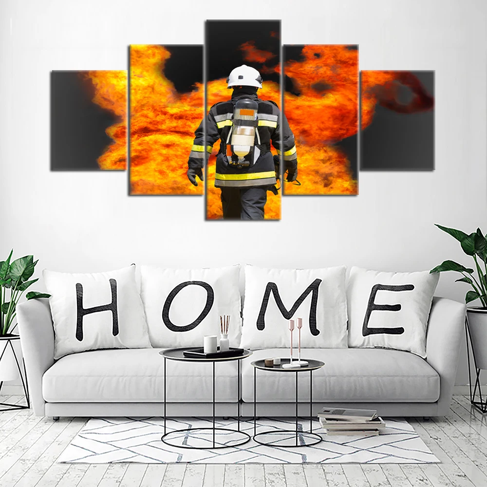Modern Contemporary Canvas Painting Fire Rescue Wall Art Firefighter Fireman Fighting Prints on Canvas Artwork Posters No Framed
Modern Contemporary Canvas Painting Fire Rescue Wall Art Firefighter Fireman Fighting Prints on Canvas Artwork Posters No Framed