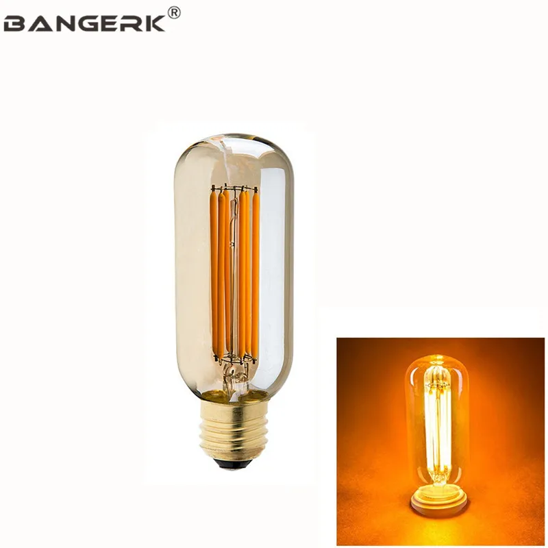 Vintage Edison Light Bulbs Base E27 2200K T45 6W LED Bulb Lamp 110V 220V Warm Lamps Holiday Party Home Lighting Dimmable
Vintage Edison Light Bulbs Base E27 2200K T45 6W LED Bulb Lamp 110V 220V Warm Lamps Holiday Party Home Lighting Dimmable