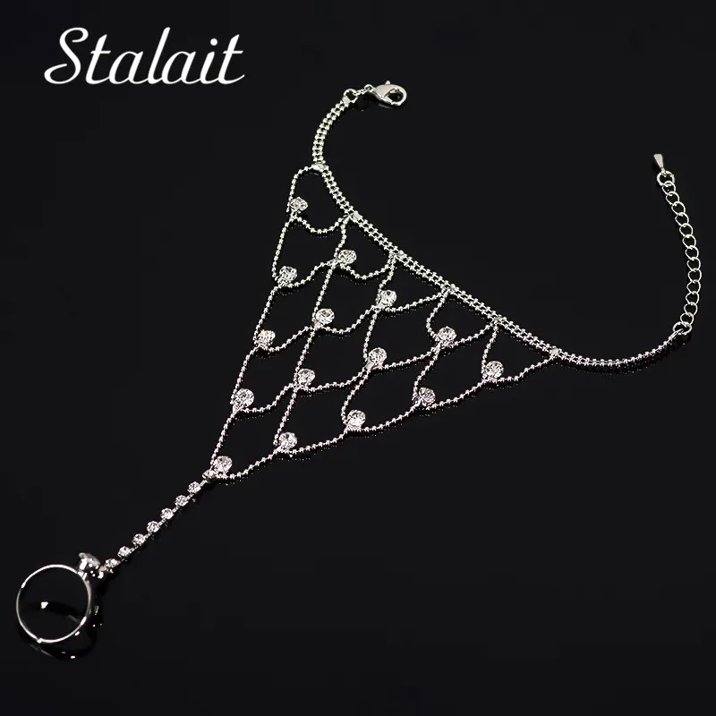 8 Style Flower Leaves Full Rhinestone Long Chain Bracelet For Female Trendy Silver Color Bracelet&Bangle Wedding Gift
8 Style Flower Leaves Full Rhinestone Long Chain Bracelet For Female Trendy Silver Color Bracelet&Bangle Wedding Gift