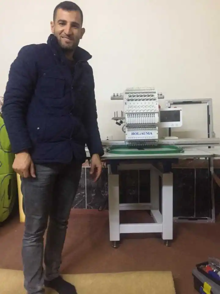 Компьютеризированная вышивальная машина Tajima с большой плоской и одной головкой