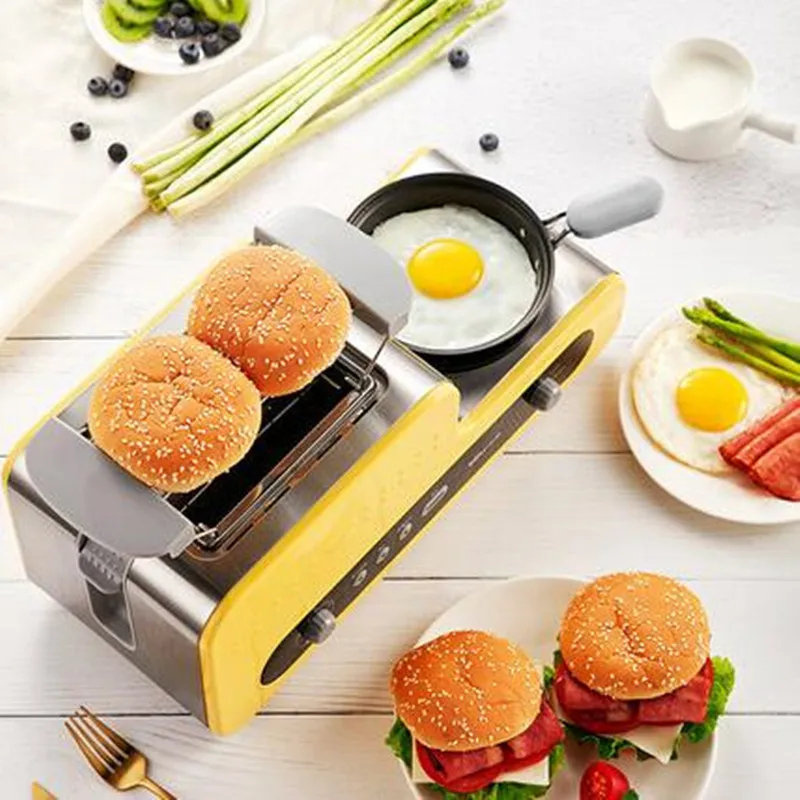 220V Multifunction Electric Household Bread Toaster Machine Automatic Baking Frying Pan Fast Breakfast Making Machine EU/AU/UK/U
220V Multifunction Electric Household Bread Toaster Machine Automatic Baking Frying Pan Fast Breakfast Making Machine EU/AU/UK/U