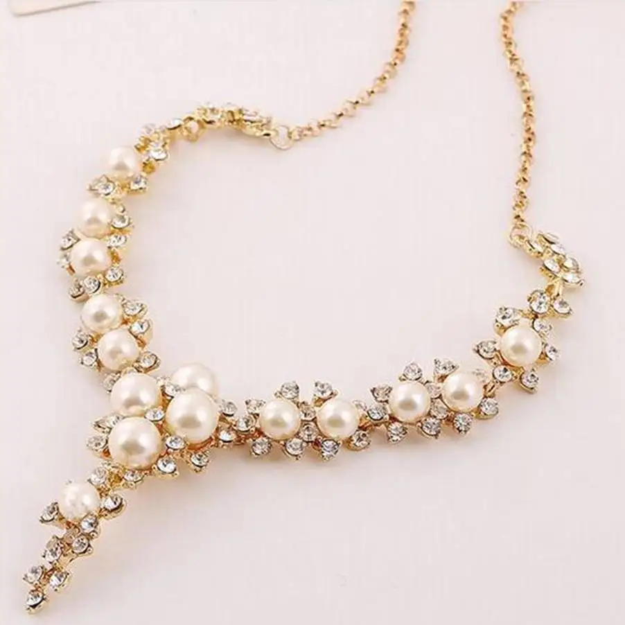 Luxury Style Simulated Pearl Chunky Choker Bib Statement Necklace Y Shape Crystal Pendant For Women Wedding Jewelry Gift
Luxury Style Simulated Pearl Chunky Choker Bib Statement Necklace Y Shape Crystal Pendant For Women Wedding Jewelry Gift