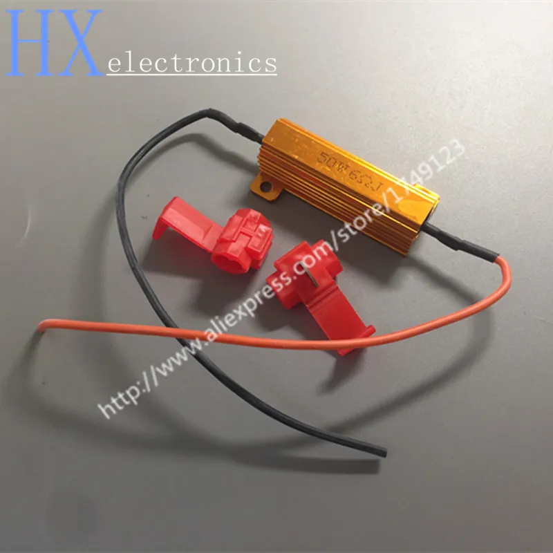 Free shipping 5PCS Auto Lamp LED Decoder LED Wire for resistor Decoding 50W 6R Aluminum Alloy
Free shipping 5PCS Auto Lamp LED Decoder LED Wire for resistor Decoding 50W 6R Aluminum Alloy