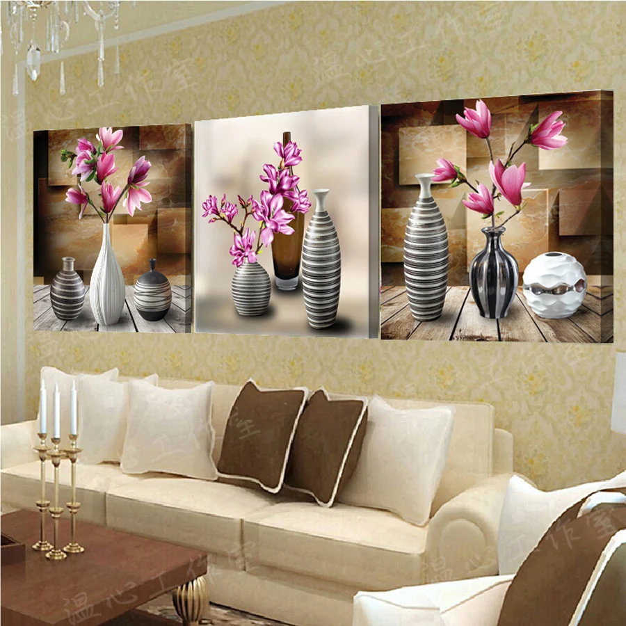 Фото Ccanvas картина Современная декоративная ваза для дома картины на - купить