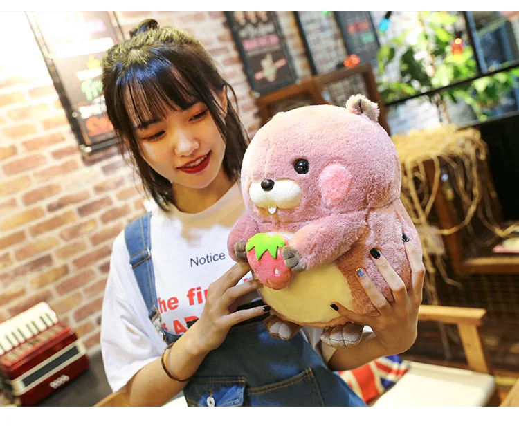 large 30cm pink marmot plush toy hug strawberry marmot soft doll pillow toy Christmas gift b1960
large 30cm pink marmot plush toy hug strawberry marmot soft doll pillow toy Christmas gift b1960