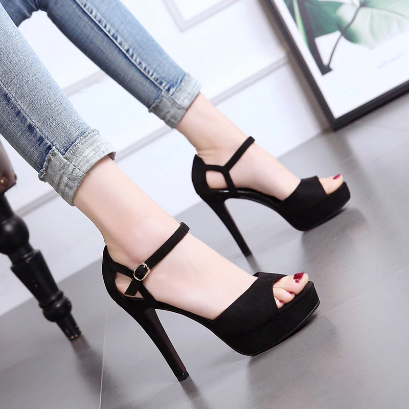 Summer Flock Cover Heel Women Shoes Sandals 2019 Sexy Hollow High Heels 11.5cm Fish Mouth Sandals Women Platform Female Sandals
Summer Flock Cover Heel Women Shoes Sandals 2019 Sexy Hollow High Heels 11.5cm Fish Mouth Sandals Women Platform Female Sandals