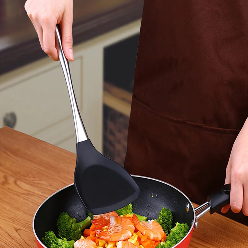 Cooking Utensils ilicone Turner Kitchen Cooking Tools Spatula Fried Shovel Egg Fish Frying Pan Turners Scoop
Cooking Utensils ilicone Turner Kitchen Cooking Tools Spatula Fried Shovel Egg Fish Frying Pan Turners Scoop