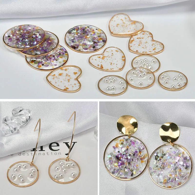 DIY accessories, Heart Shaped Pearls, Color Shells, Round Alloy, Epoxy, Korean, Quality, Earrings material
DIY accessories, Heart Shaped Pearls, Color Shells, Round Alloy, Epoxy, Korean, Quality, Earrings material