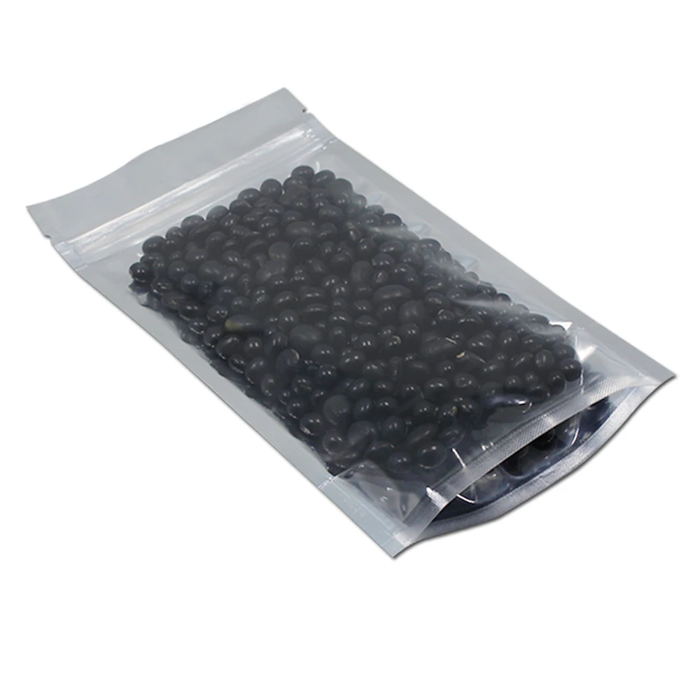 50Pcs 16*24cm Clear Silver Stand Up Bags Self Seal Zipper Bag Reusable Aluminum Foil Package Bags for Foods Snacks Nuts Storage
50Pcs 16*24cm Clear Silver Stand Up Bags Self Seal Zipper Bag Reusable Aluminum Foil Package Bags for Foods Snacks Nuts Storage