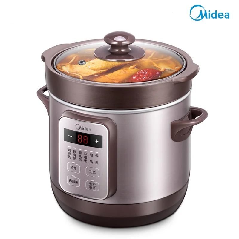 Midea керамическая кастрюля электрическая Мультиварка|Тиховарки| |