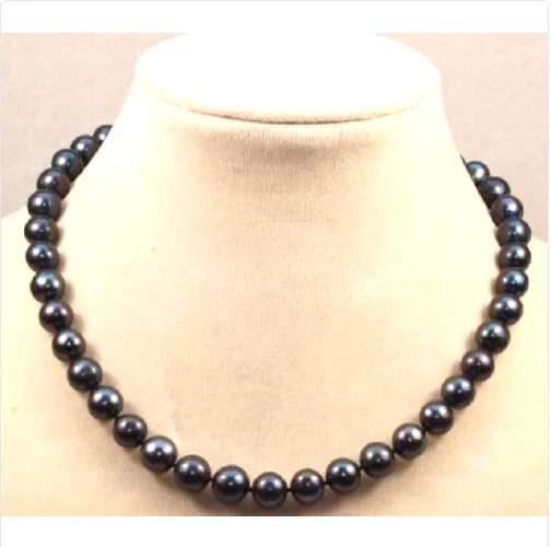 Wedding Woman AA 18'' 8-9MM Freshwater Pearl Black Pearl Choker Necklace Real Natural Pearl Handmade Free Shipping
Wedding Woman AA 18'' 8-9MM Freshwater Pearl Black Pearl Choker Necklace Real Natural Pearl Handmade Free Shipping