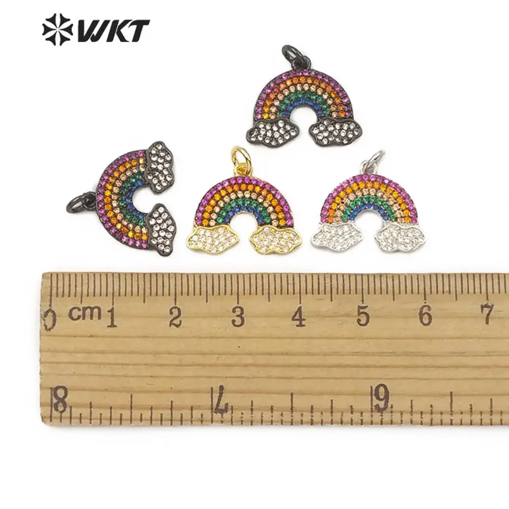 WT-MP119 WKT Exquisite Colorful Rainbows Shape Cubic Zirconia Pendant Women Fashion Necklace Pendant Jewelry
WT-MP119 WKT Exquisite Colorful Rainbows Shape Cubic Zirconia Pendant Women Fashion Necklace Pendant Jewelry