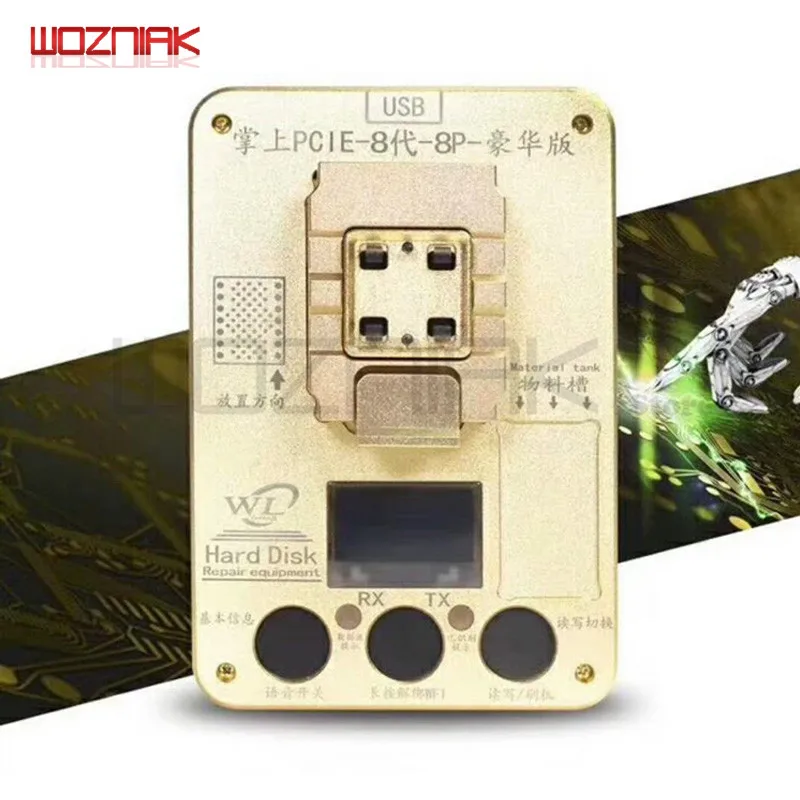 Wozniak WL PCIE NAND Программист для iPhone x 8g 8 p 7 P 6SP ios11 HDD серийный номер SN инструмент IPAD Pro