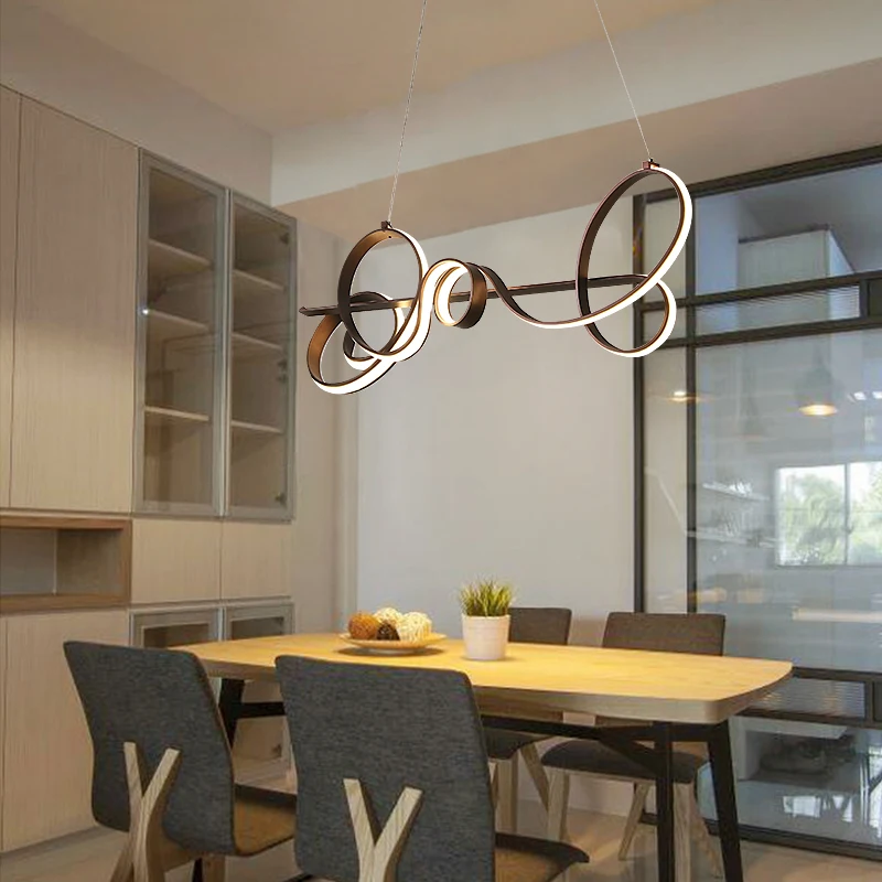 Современная светодиодная Люстра для гостиной столовой кухни lampadari imperni a sospensione AC85