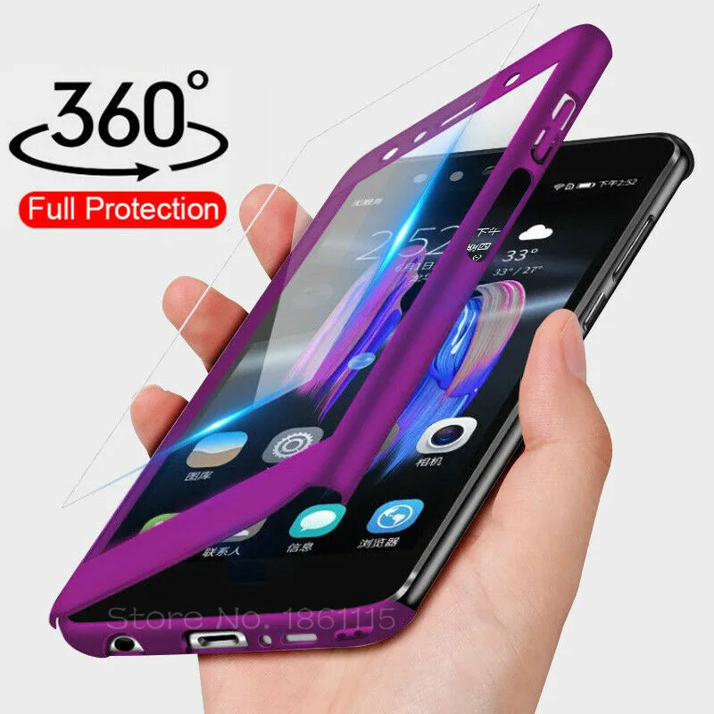 360 роскошный чехол с полным покрытием для Huawei Y7 Y6 проект 5 2019 P smart Y6P 2020 honor 10i 20i 8X