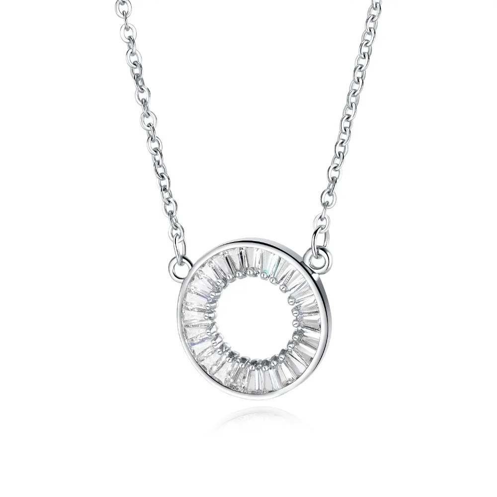 Fashion trend personality design necklace women Simple circle temperament pendant Holiday gift 3-KX709 | Украшения и аксессуары