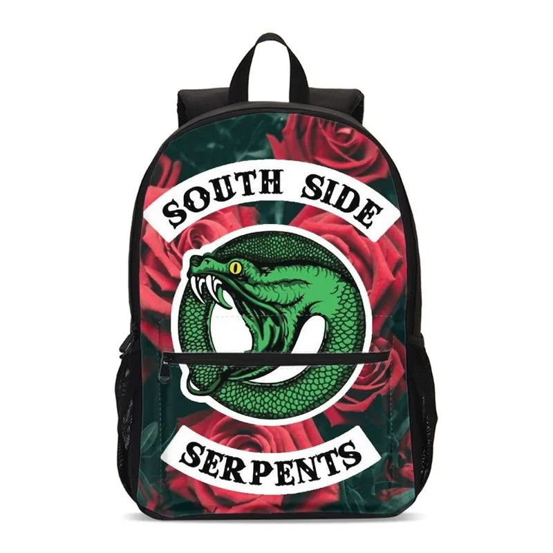 2020 NEW Children School Bags Southside Riverdale Snake Print School Backpack For Teenager Boys Student Laptop Shoulder Bag Girl
2020 NEW Children School Bags Southside Riverdale Snake Print School Backpack For Teenager Boys Student Laptop Shoulder Bag Girl
