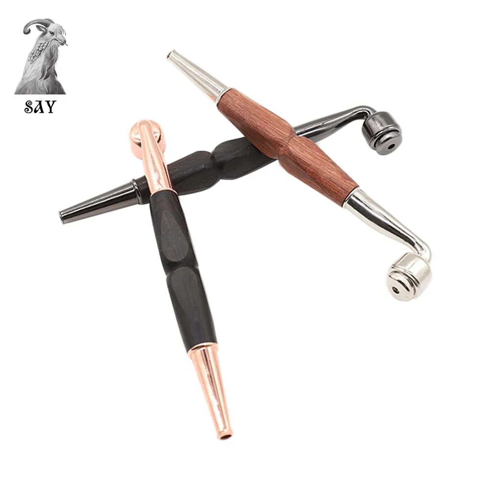 SY Portable Retro Long Rod Wooden Metal Smoking Pipe Removable Cleaning Cycle Using Herb Tobacco Pipe Smoking Accessories
SY Portable Retro Long Rod Wooden Metal Smoking Pipe Removable Cleaning Cycle Using Herb Tobacco Pipe Smoking Accessories