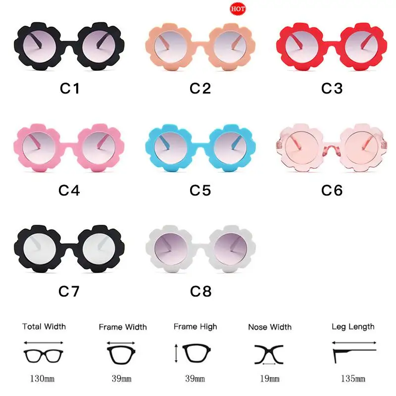 LongKeeper Kids Round Sunglasses Flower Sunglasses Child Cute UV Protection Eyewear Girls Gradient Lens Baby Oculos De Sol
LongKeeper Kids Round Sunglasses Flower Sunglasses Child Cute UV Protection Eyewear Girls Gradient Lens Baby Oculos De Sol