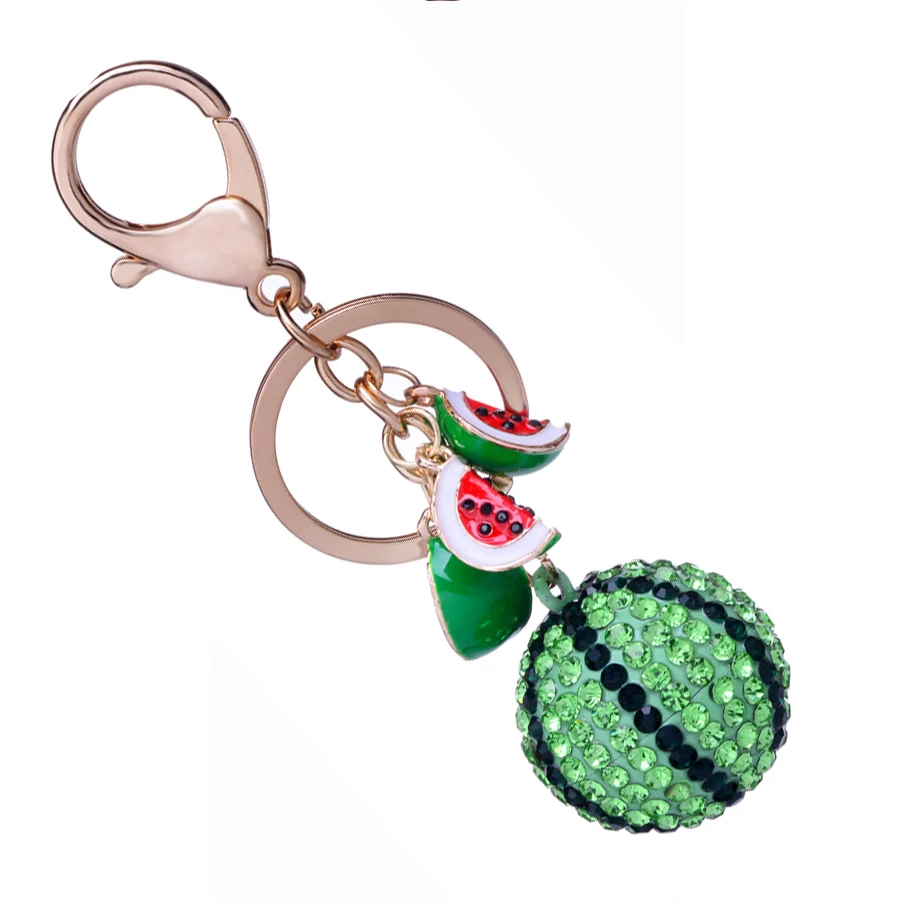 Pretty Crystal Watermelon Keychain Fashion Car Key Chain Ring Holder Charm Alloy Women Bag Keyring Novelty Jewelry Gift R018
Pretty Crystal Watermelon Keychain Fashion Car Key Chain Ring Holder Charm Alloy Women Bag Keyring Novelty Jewelry Gift R018