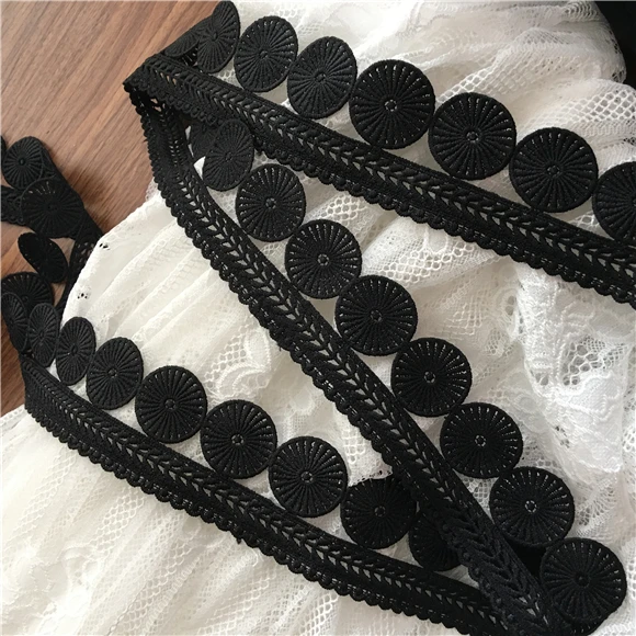 Fashion Black Sweet Round Lace Edge Trim 5cm Wide For Sewing Embroidery Craft DIY Decoration Sewing Accessories-Time
Fashion Black Sweet Round Lace Edge Trim 5cm Wide For Sewing Embroidery Craft DIY Decoration Sewing Accessories-Time