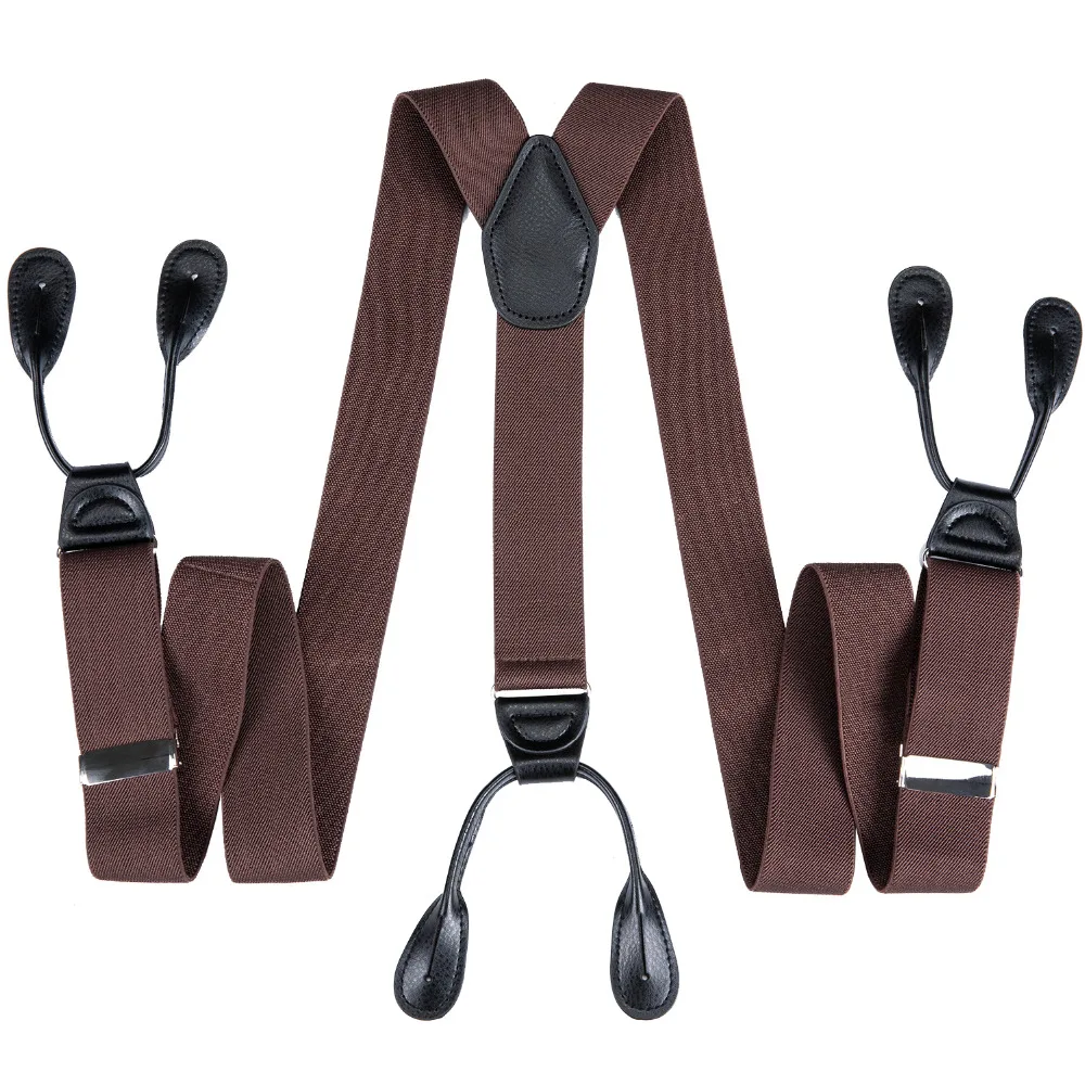 DiBanGu New Buttons Suspenders Man's Braces Adult Black Leather Suspenders New Tirantes 3.5*125cm JZ-506
DiBanGu New Buttons Suspenders Man's Braces Adult Black Leather Suspenders New Tirantes 3.5*125cm JZ-506