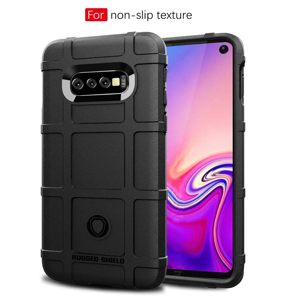 Черный Прочный чехол для Samsung Galaxy S10 Lite противоударный защитный задней панели