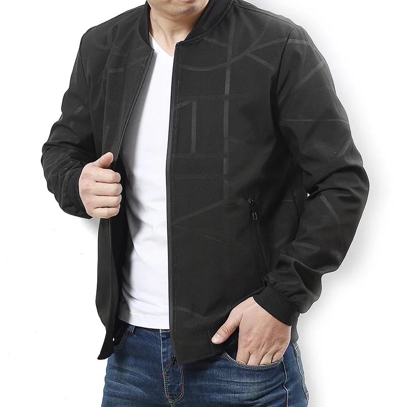 2018 Spring and Autumn Men's Large Size Casual Business Gentleman Jacket big yards stylish man Stripe Loose Jackets male's coats
2018 Spring and Autumn Men's Large Size Casual Business Gentleman Jacket big yards stylish man Stripe Loose Jackets male's coats