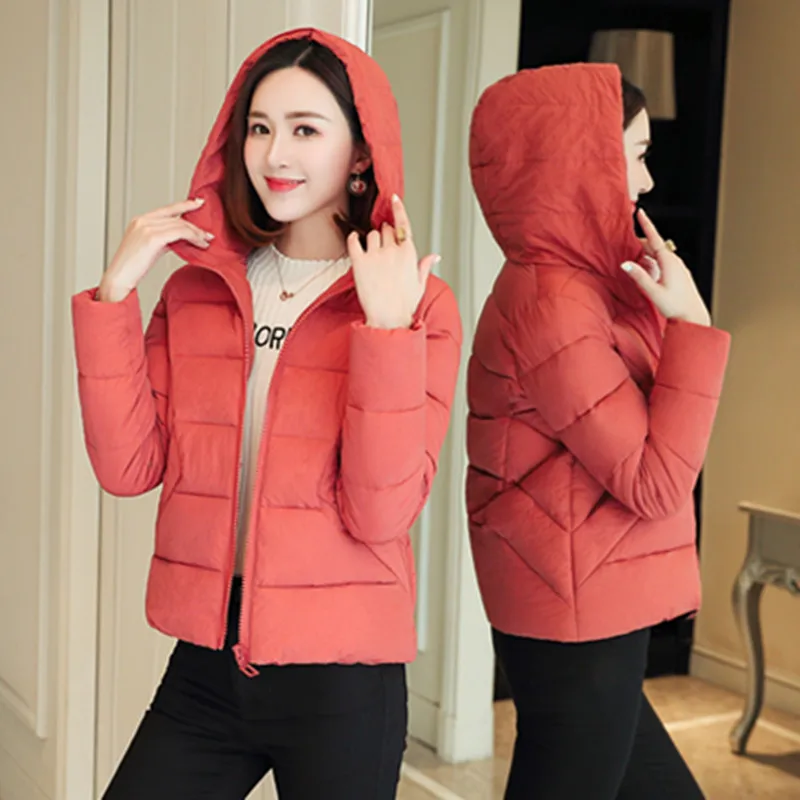 2022 Jacket Women Winter Fashion Warm Thick Solid Short Style Cotton padded Parkas Hooded jacket
2022 Jacket Women Winter Fashion Warm Thick Solid Short Style Cotton padded Parkas Hooded jacket