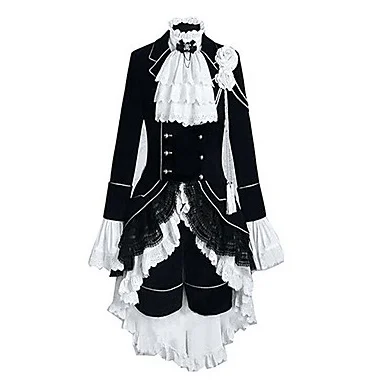 Вдохновленный Black Butler Ciel Phantomhive, костюмы для косплея, костюмы для косплея, цветные блоки, пэчворк, длинный рукав, жилет, рубашка, юбка
Вдохновленный Black Butler Ciel Phantomhive, костюмы для косплея, костюмы для косплея, цветные блоки, пэчворк, длинный рукав, жилет, рубашка, юбка