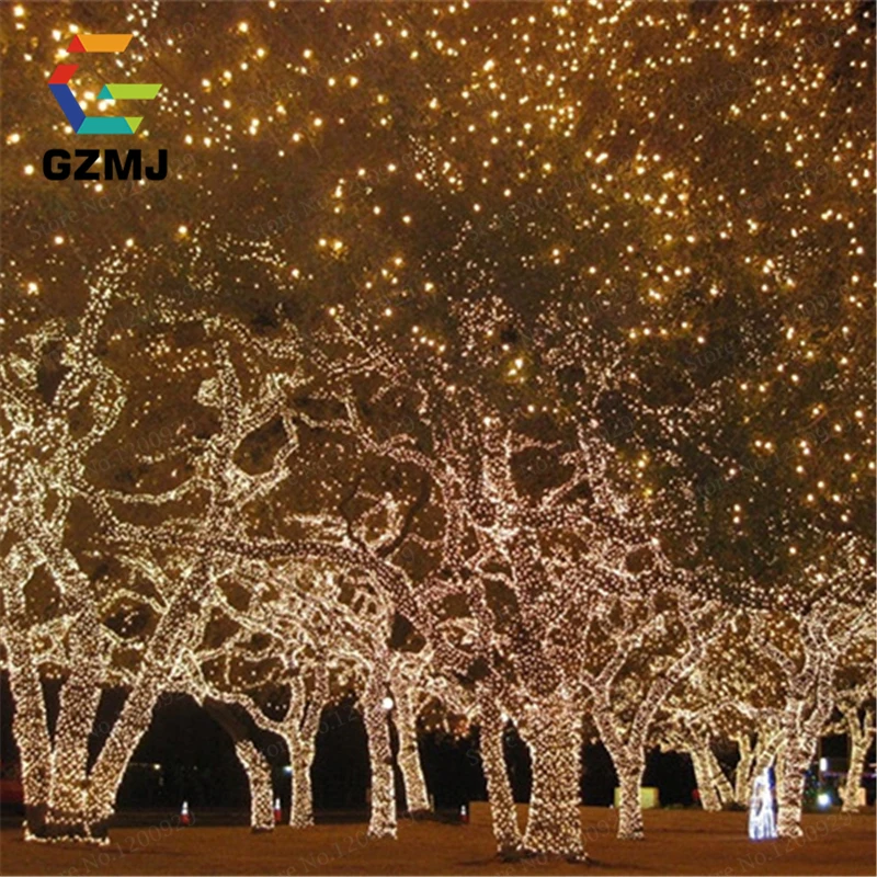 10M 100 LED EU Plug Fairy Lights Holiday Lighting Xmas Holiday Party Outdoor Garden Tree Decoration String Lamp Garland Birthday
10M 100 LED EU Plug Fairy Lights Holiday Lighting Xmas Holiday Party Outdoor Garden Tree Decoration String Lamp Garland Birthday