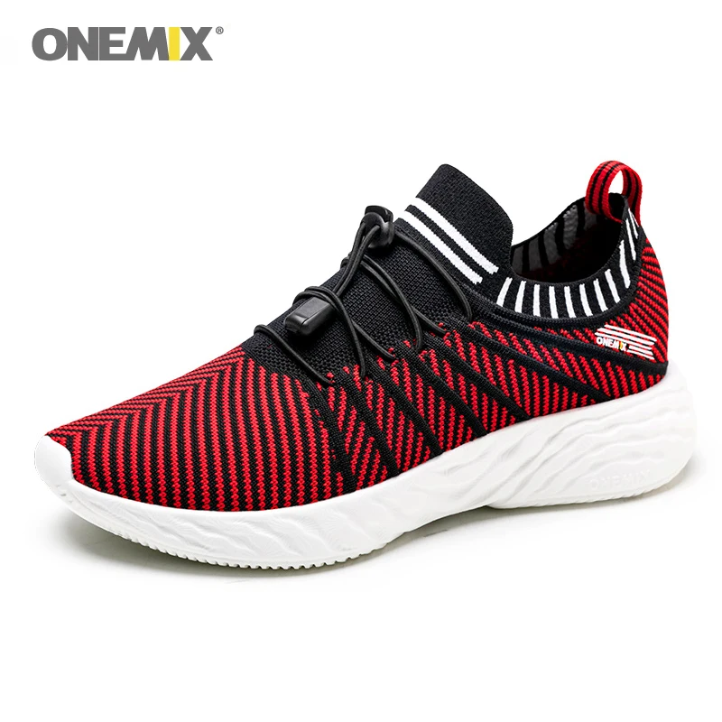 ONEMIX running shoes for men Light Weight Wearable red Sport Shoes slip on Sneakers Outdoor Travel Walking Jogging Footwear
ONEMIX running shoes for men Light Weight Wearable red Sport Shoes slip on Sneakers Outdoor Travel Walking Jogging Footwear