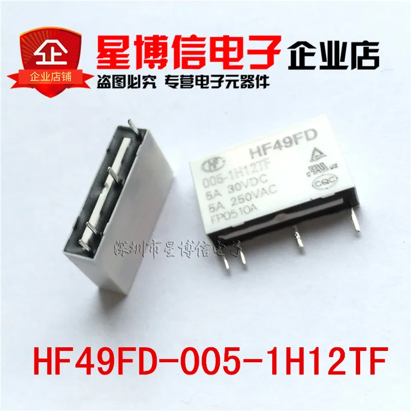 Бесплатная доставка 5 шт./партия HONG FA HF HF49FD-005-1H12TF DIP-4 5A 250VAC 5VDC реле мощности 100% Новинка
Бесплатная доставка 5 шт./партия HONG FA HF HF49FD-005-1H12TF DIP-4 5A 250VAC 5VDC реле мощности 100% Новинка