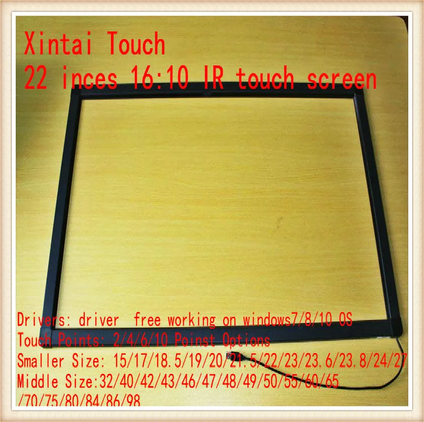Hot selling 22 inch HD infrared touch screen frame touch overlay for led monitor
Hot selling 22 inch HD infrared touch screen frame touch overlay for led monitor