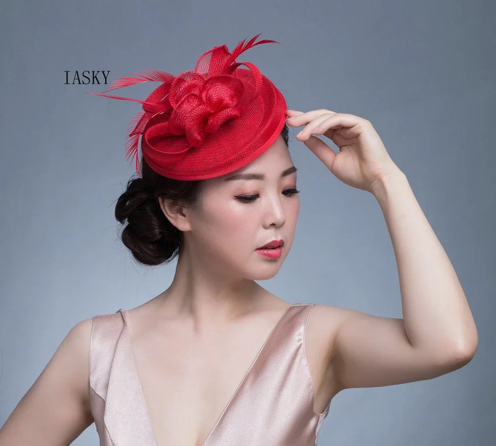 2018 Red Grey Wedding Fascinator Headpiece Women New Feather Fascinator Hair Clip Fashion Cocktail Party Derby Ladies Headwear
2018 Red Grey Wedding Fascinator Headpiece Women New Feather Fascinator Hair Clip Fashion Cocktail Party Derby Ladies Headwear