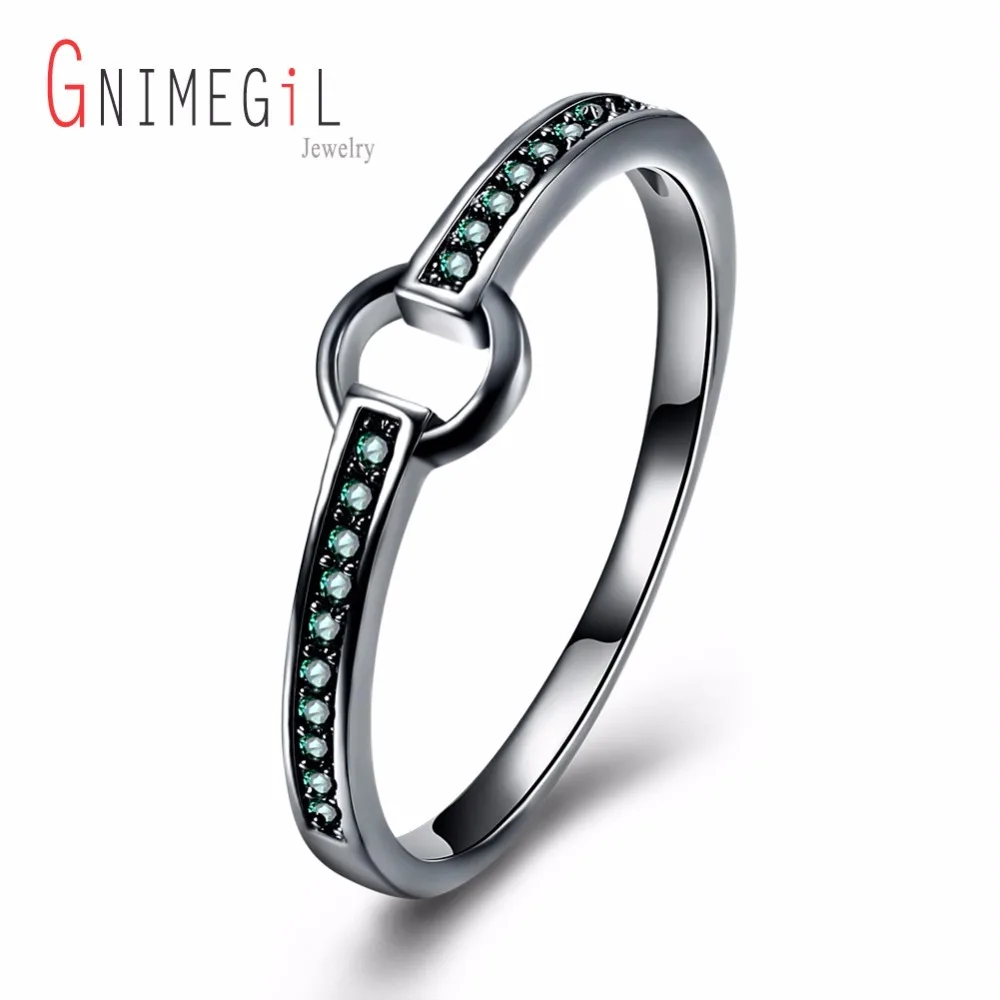 GNIMEGIL ювелирный бренд Новое поступление модные кольца геометрический Форма Для