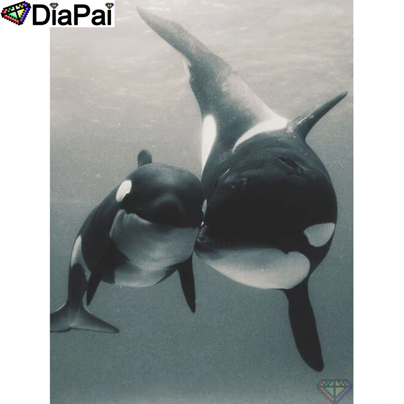 DIAPAI Diamond Painting 5D DIY 100% Full Square/Round Drill "Animal whale" Diamond Embroidery Cross Stitch 3D Decor A24805
DIAPAI Diamond Painting 5D DIY 100% Full Square/Round Drill "Animal whale" Diamond Embroidery Cross Stitch 3D Decor A24805