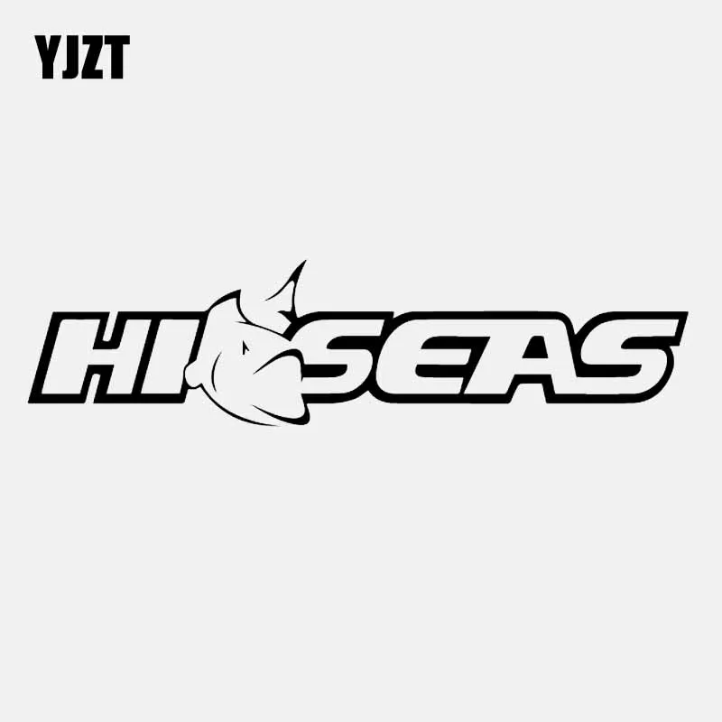 YJZT 17.5CM*4.4CM Hi Seas Marine Fishing Fish Shark Truck Car Vinyl Decal Window Car Sticker Black/Silver C24-0684
YJZT 17.5CM*4.4CM Hi Seas Marine Fishing Fish Shark Truck Car Vinyl Decal Window Car Sticker Black/Silver C24-0684