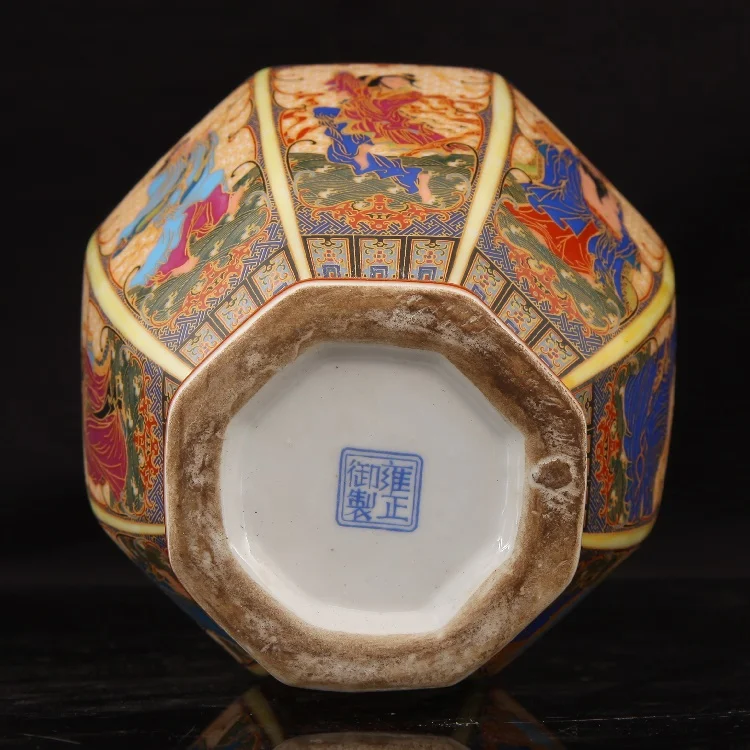 Enamel in Yongzheng Year of the Qing Dynasty Golden Eight Immortals Crossing the Sea Antique Porcelain and Antique Porcelain
Enamel in Yongzheng Year of the Qing Dynasty Golden Eight Immortals Crossing the Sea Antique Porcelain and Antique Porcelain