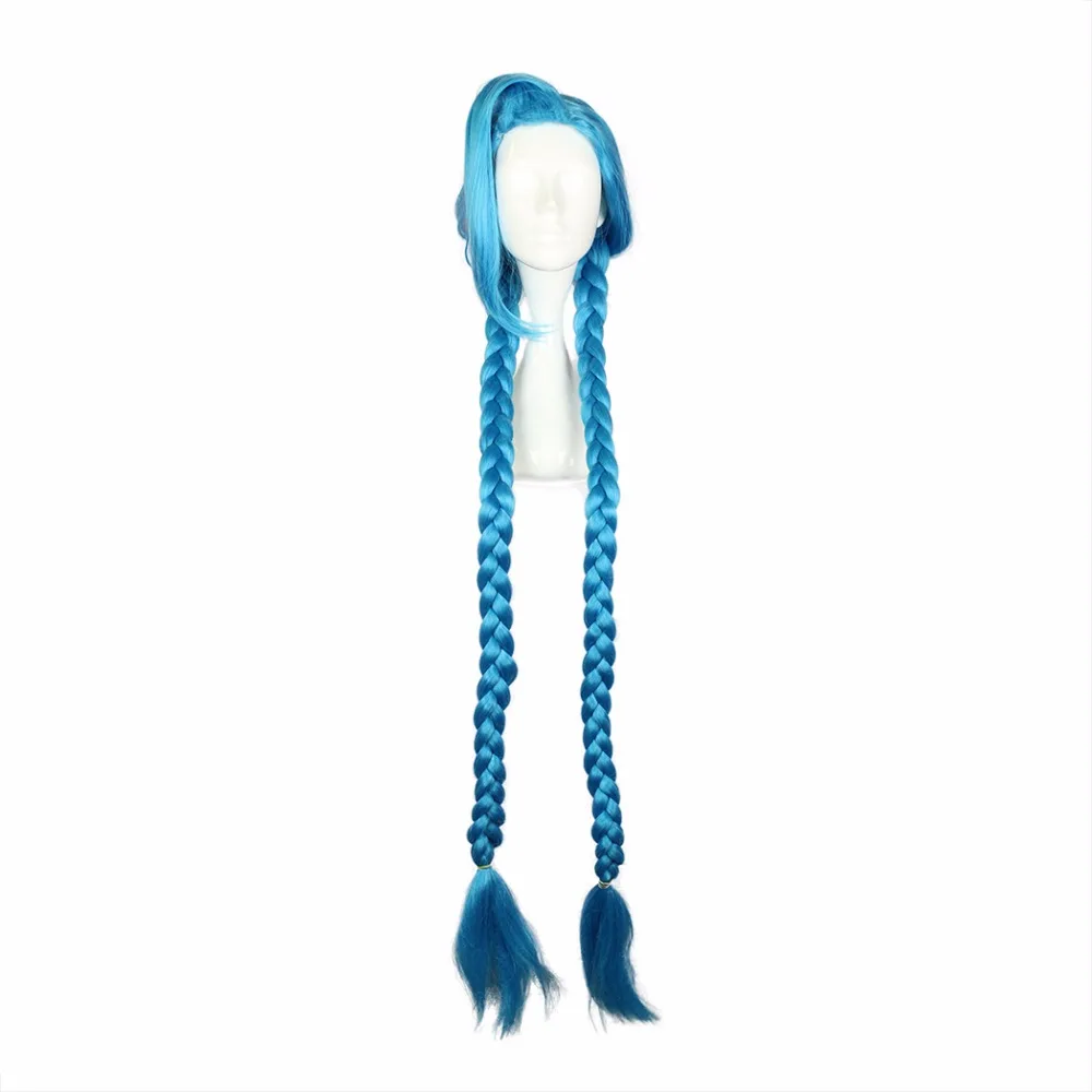 MCOSER Women 130cm Long Blue Synthetic Hair LOL-Jinx Cosplay Wigs With Braids 100% High Temperature Fiber WIG-084C
MCOSER Women 130cm Long Blue Synthetic Hair LOL-Jinx Cosplay Wigs With Braids 100% High Temperature Fiber WIG-084C