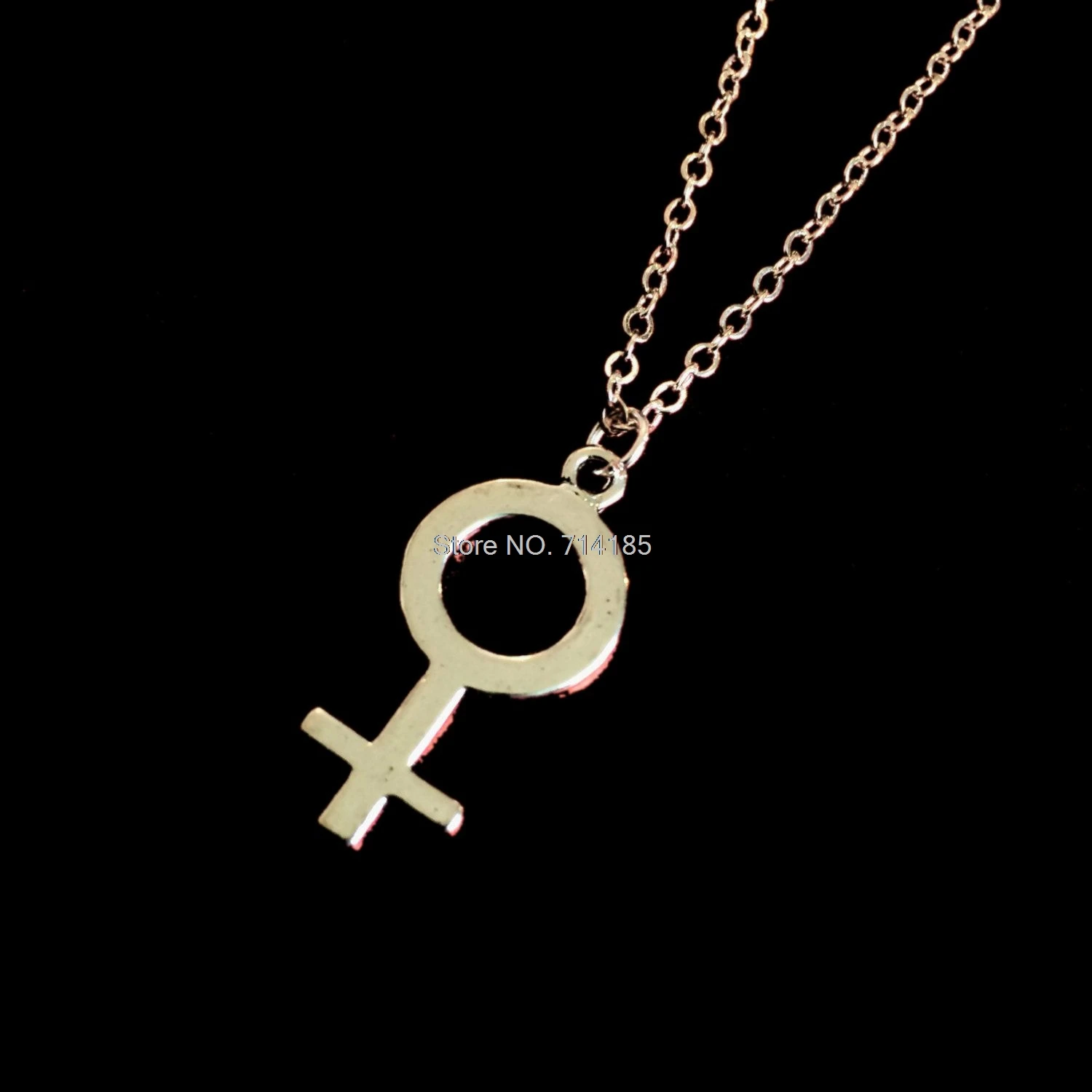 12pcs/lot Venus Feminist Woman Female Symbol Charm Silver Necklace chain bracelet | Украшения и аксессуары