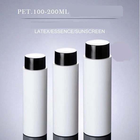 1000pcs/lot 100/150/200ml Black Top Cap Refillable Bottle White Small Simple Empty Bottles Container Makeup Liquid Cosmetic Jar
1000pcs/lot 100/150/200ml Black Top Cap Refillable Bottle White Small Simple Empty Bottles Container Makeup Liquid Cosmetic Jar