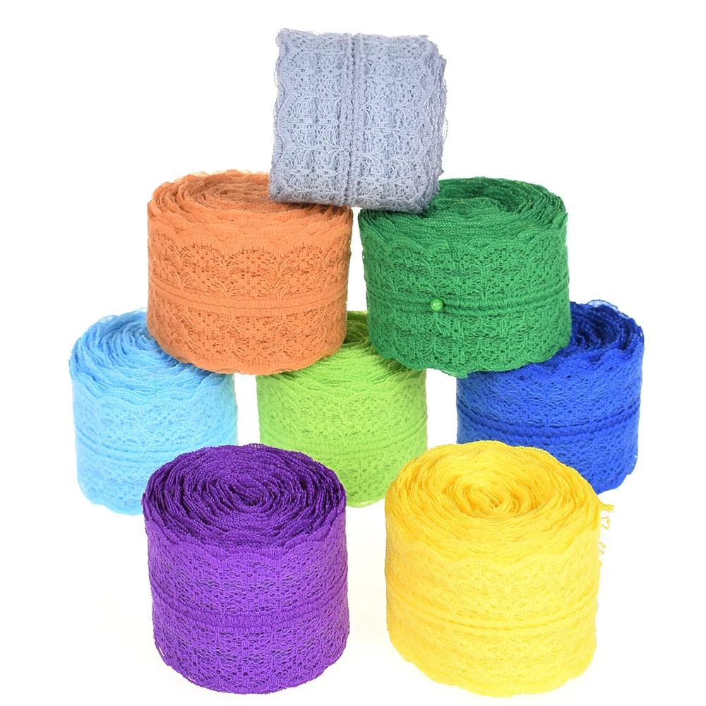 Polyester Nylon Ribbon Lace Trim Fabric DIY Embroidered Sewing Craft Knitted 10 Yard for Wedding Dress Women Clothes
Polyester Nylon Ribbon Lace Trim Fabric DIY Embroidered Sewing Craft Knitted 10 Yard for Wedding Dress Women Clothes
