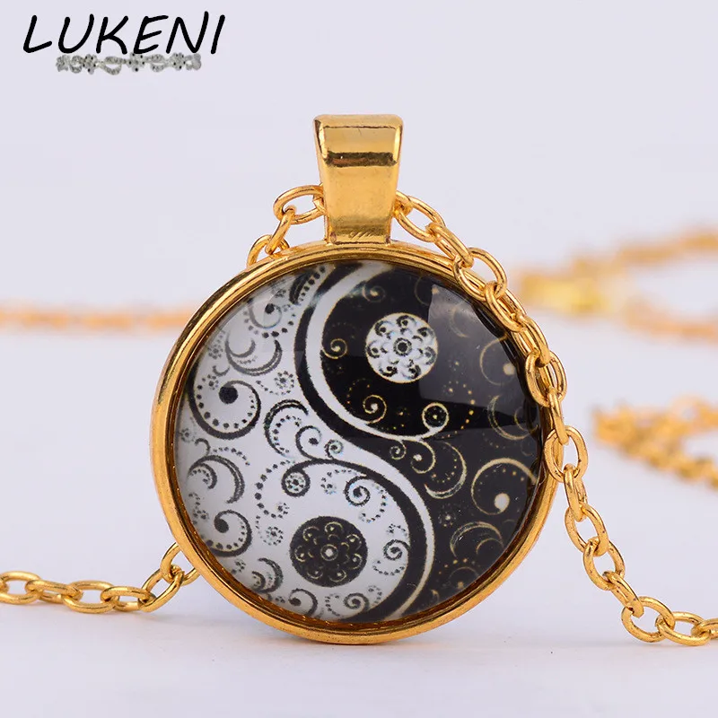 LUKENI 2017 New Gow Glass Necklace Jewelry Yin Yang Tai Chi Witchcraft Flower Necklaces&Pendants for Women Men Gift XL150
LUKENI 2017 New Gow Glass Necklace Jewelry Yin Yang Tai Chi Witchcraft Flower Necklaces&Pendants for Women Men Gift XL150