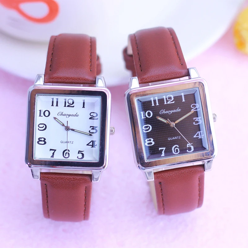 new style women lady Square dial large digital quartz bracelet watches mother old men leather fashion gifts relojes mujer clock
new style women lady Square dial large digital quartz bracelet watches mother old men leather fashion gifts relojes mujer clock