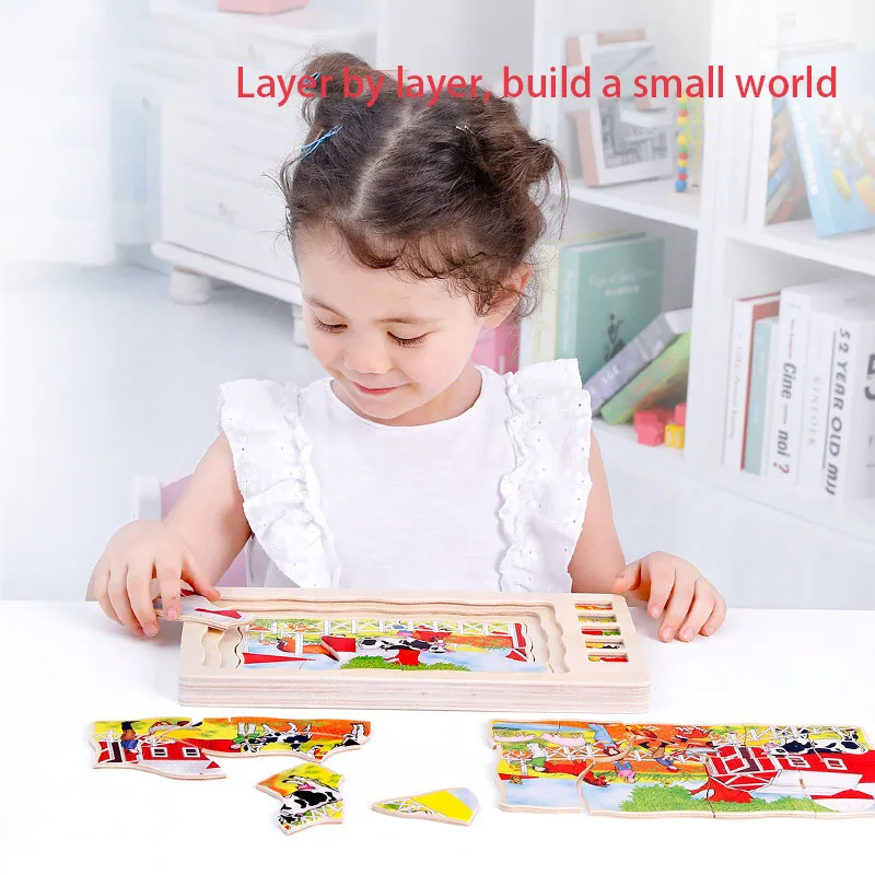 Wooden Multi-layer 3D Puzzle Recognition Human Body Structure Puzzle Kids Educational Wooden Toys Boy Girl Teaching Aids
Wooden Multi-layer 3D Puzzle Recognition Human Body Structure Puzzle Kids Educational Wooden Toys Boy Girl Teaching Aids