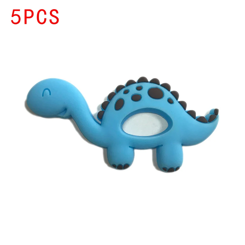 5Pcs Cute Dinosaurs Baby Teether for Chew Teething Silicone Pendant Accessories Cute Toy Teething Baby Dental Care
5Pcs Cute Dinosaurs Baby Teether for Chew Teething Silicone Pendant Accessories Cute Toy Teething Baby Dental Care