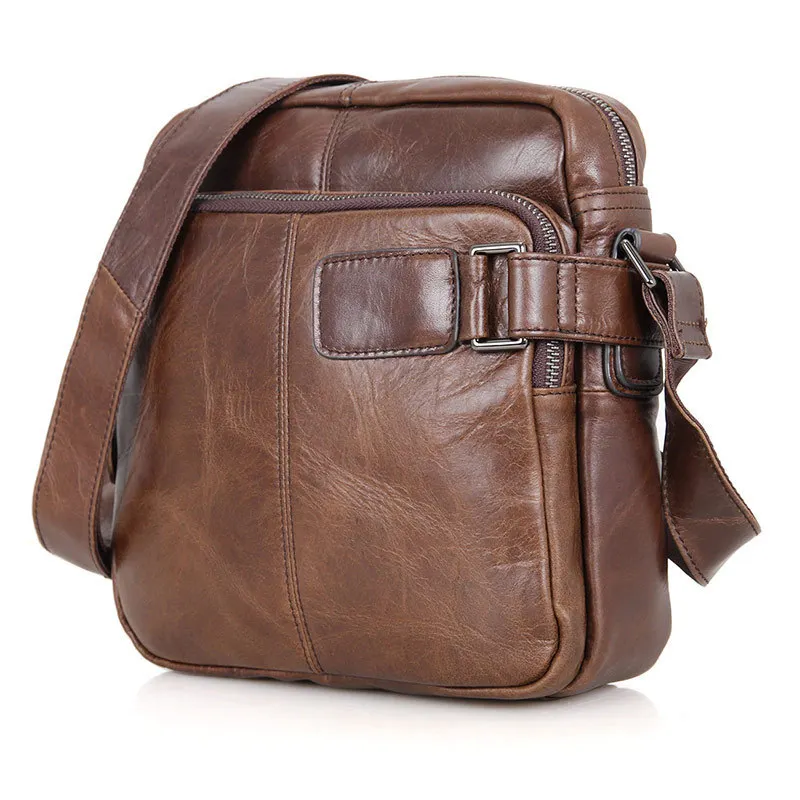 Men's Shoulder Bag Genuine Leather 2019 Man Vintage Fashion Brand Mini Messenger Crossbody Bags Cow Leather Male Business Bags
Men's Shoulder Bag Genuine Leather 2019 Man Vintage Fashion Brand Mini Messenger Crossbody Bags Cow Leather Male Business Bags
